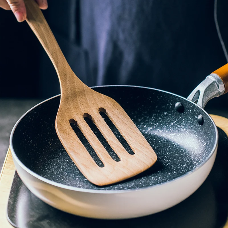 1 шт. кухонная лопатка с длинной ручкой и антипригарным покрытием|Набор посуды| |