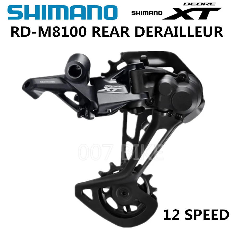 SHIMANO DEORE XT RD M8100 M8120 задний переключатель Горный велосипед M8100 SGS MTB переключатель 12 Скоростей 24 скорости