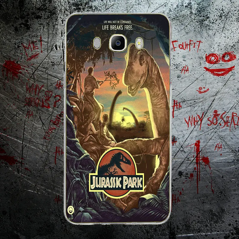 Парк Юрского периода Динозавр мир для Samsung Galaxy A3 A5 A7 J1 J2 J3 J5 J7 2016 2017 Coque Shell мягкий TPU