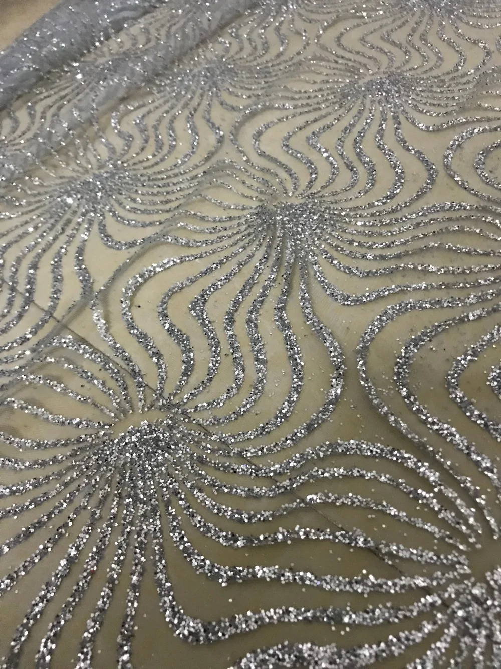 tulle lace with glued glitter fashion Sophia-3.2409 african fabric for party dress 5yard/lot embroidered | Дом и сад