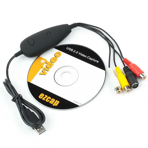 Win10 захват аудио и видео с USB аналогового VHS 8 мм запись DVD плеер TV STB видеокамера для