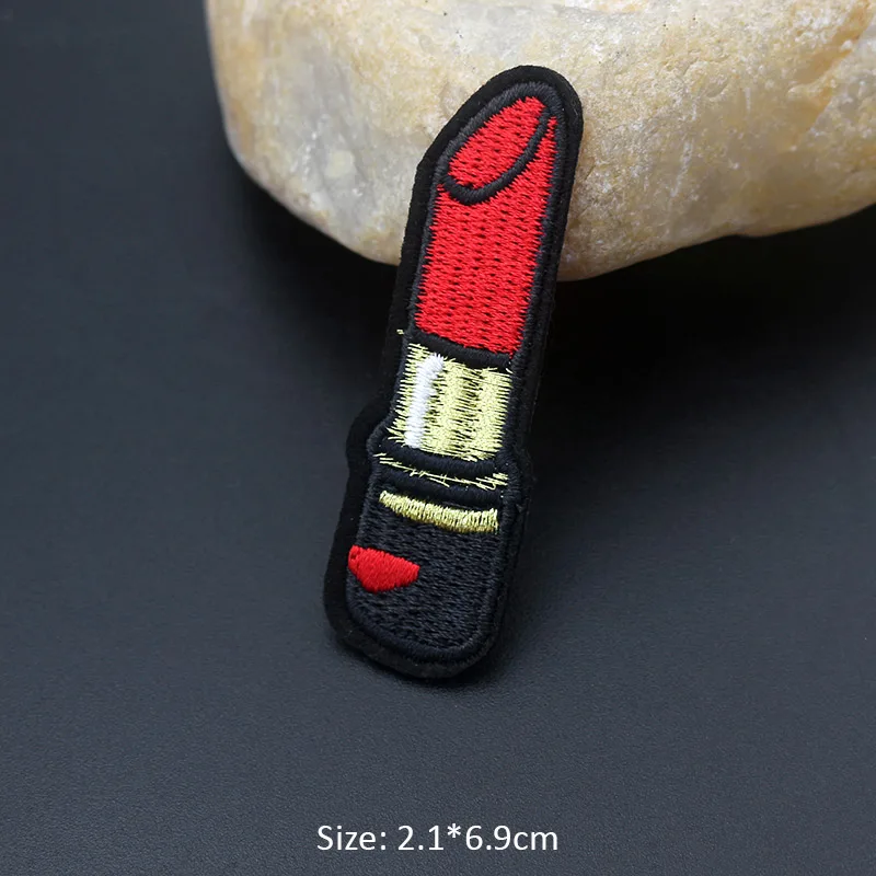 Череп Панк Кот железные вышитые патчи для одежды DIY полосы аппликация Одежда Наклейки железные на патчи значки личности - Цвет: 2