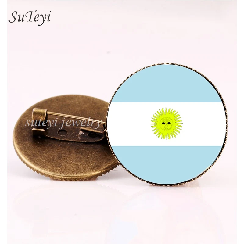 SUTEYI значки с флагом стран Южной Америки брошь булавкой для