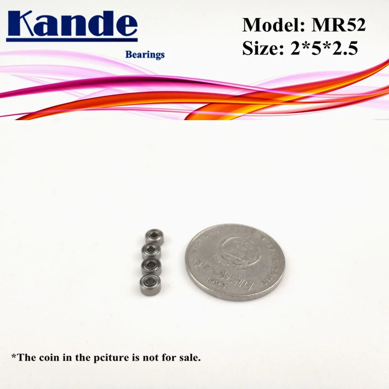 Подшипники Kande 10 шт. MR52ZZ MR52Z MR52 Z ZZ миниатюрный шарикоподшипник 2x5x2 5 мм|Валы| |