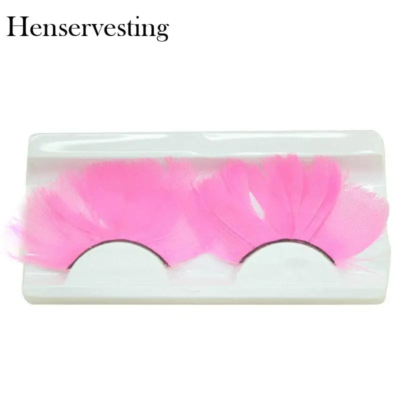 Ресницы Макияж Косметика натуральный густой перо в форме ложных глаз женщин |