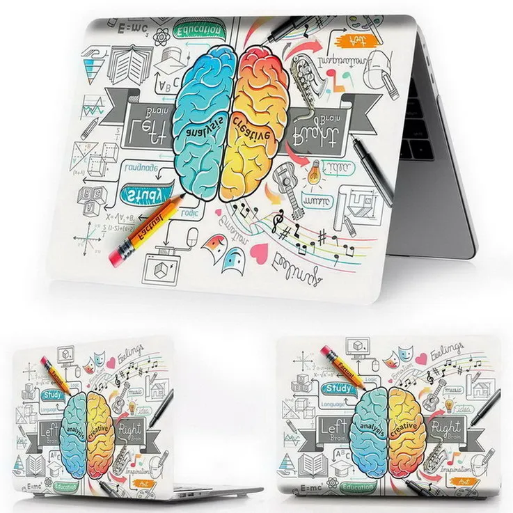 Чехол для ноутбука MacBook Air Pro retina 11 12 13 15 для Mac book Pro 13,3 15,4 дюймов с сенсорной панелью ID+ чехол для клавиатуры - Цвет: ChuangYi-zuo-you-nao