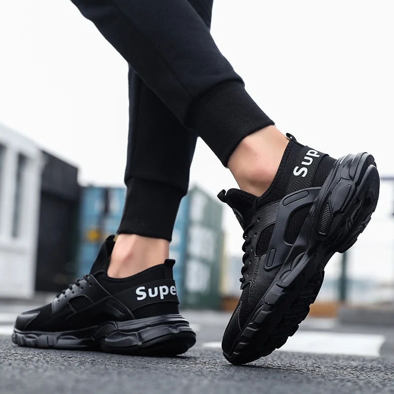Новая повседневная обувь Мужская дышащая осенне-летняя сетчатая кроссовки