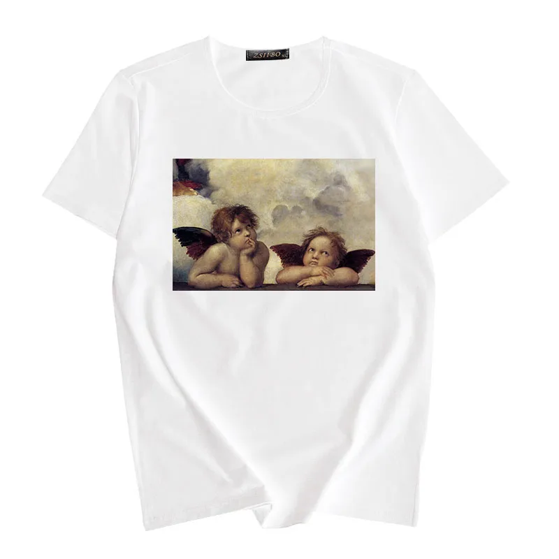 Женская футболка с принтом милый ангел | одежда