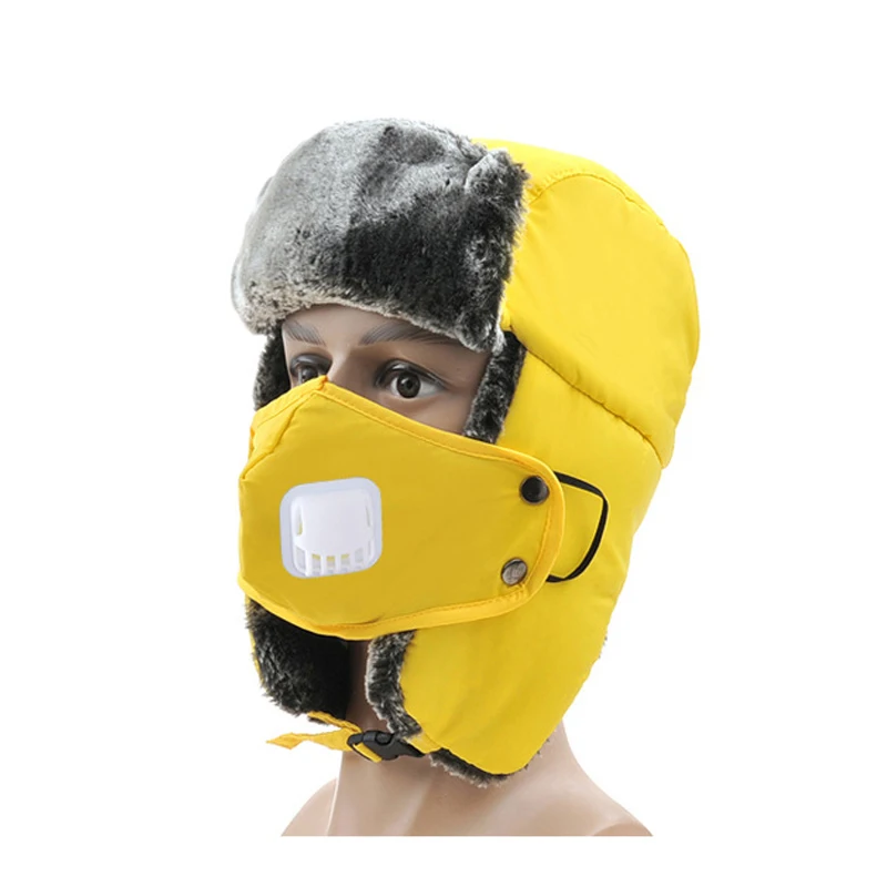 JOYHOPY Children Hat Thick Warm Kids Boys Girls Earflap Winter Trooper Hat Cap Windproof Mask Kids' Trapper/Trooper Hat