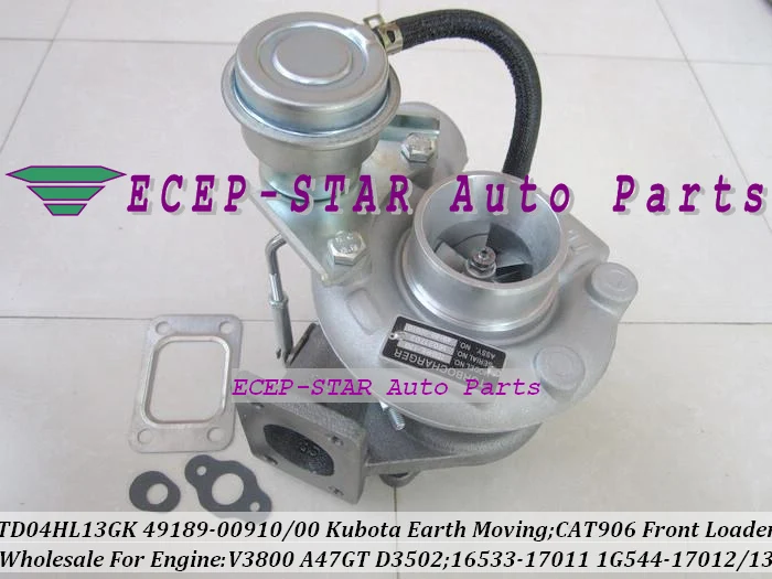 Бесплатная доставка TD04HL 49189 00910 1G544 17012 17013 00900 Turbo для Caterpillar For CAT 906 фронтальный
