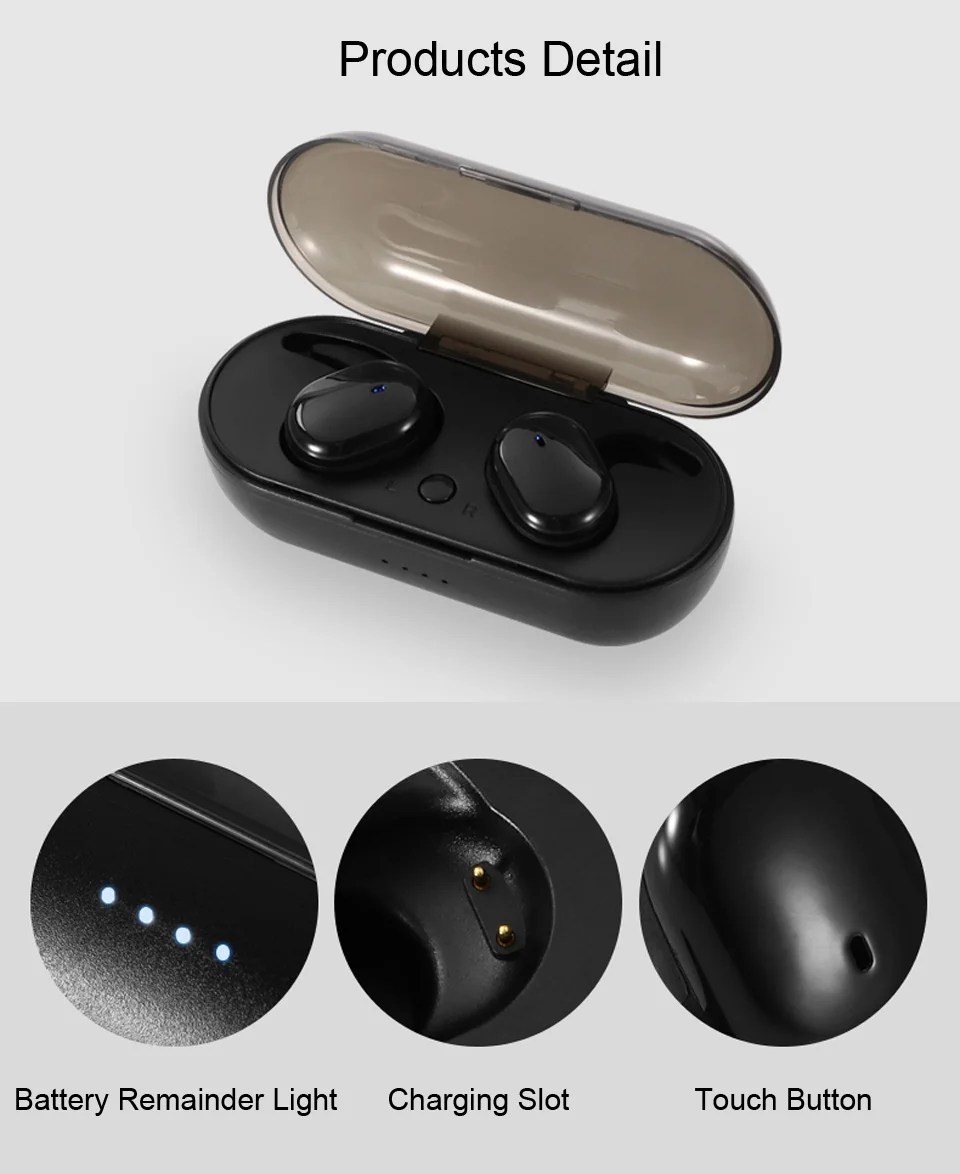 TWS4 беспроводные наушники bluetooth с сенсорным управлением 5,0 наушники 3D стерео беспроводные наушники с двойным микрофоном