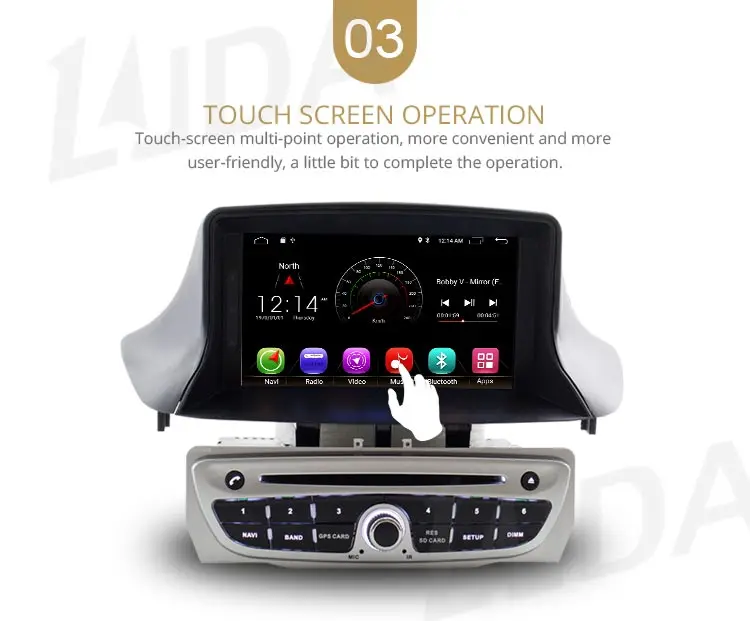 LJDA 7 дюймов 1 Din Android 10,0 автомобильный dvd-плеер для Megane 3 Fluence 2009- wifi gps радио мультимедиа Руль Стерео ips