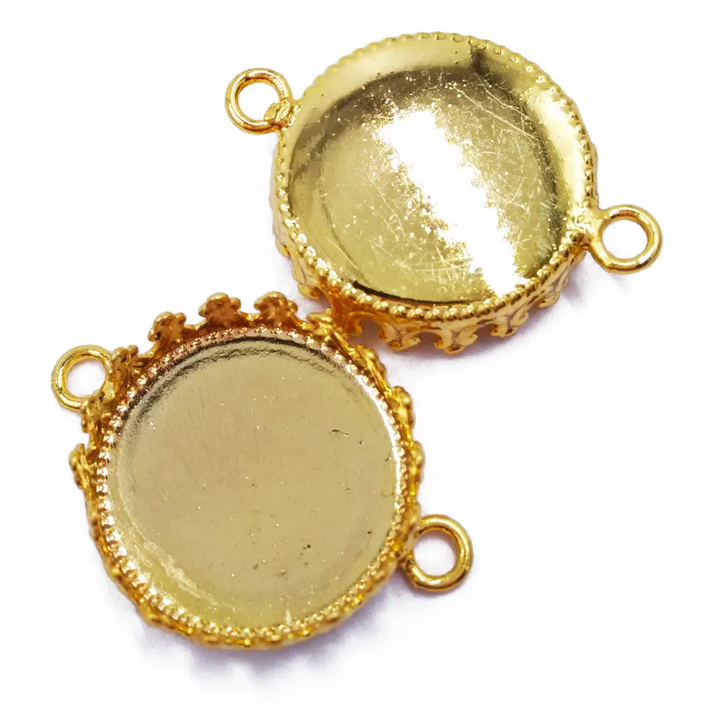 Оптовая продажа 1000 шт 15 мм круглый пустой кулон Кабошон Установка ободок чашки с 2