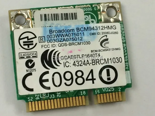 SSEA для BroadCom BCM4312 BCM94312HMG Половина MINI PCI E 2 4G/5G Гц WI FI Беспроводной карты HP 4411S 4416S 4415s