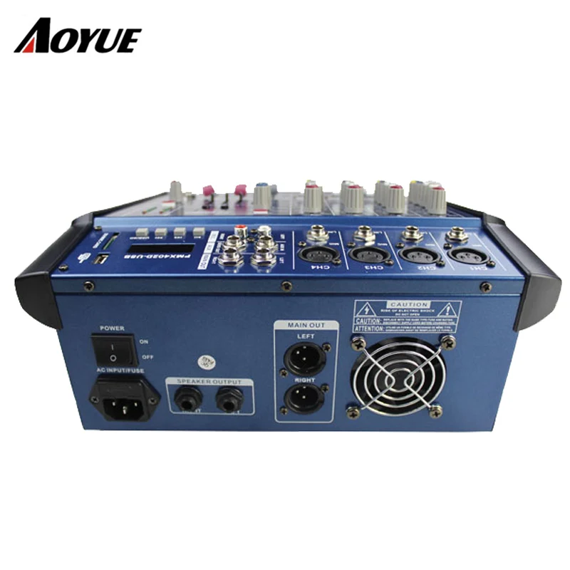 Музыка DJ цифровой интерфейс USB аудио микшер PMX402D с 4 каналов |