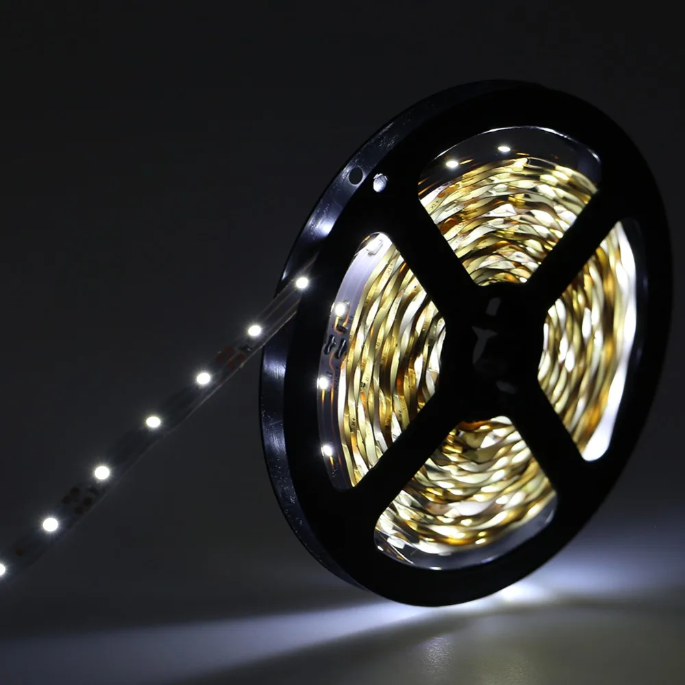 Светодиодная лента 3528 SMD 300 светодиодный s 5 м Диодная лента с DC 12 В 2A адаптер питания зарядное устройство гибкий светодиодный декоративный светильник