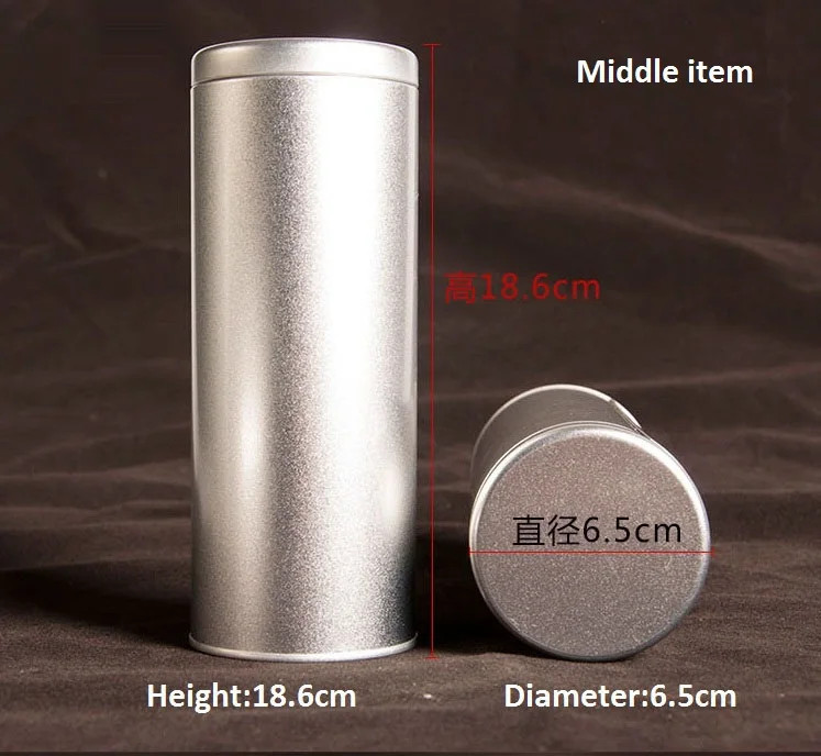 

6, 5x18, 6 см, жестяная коробка для заварки чая, жестяная коробка, металлическая банка гладкая жестяная