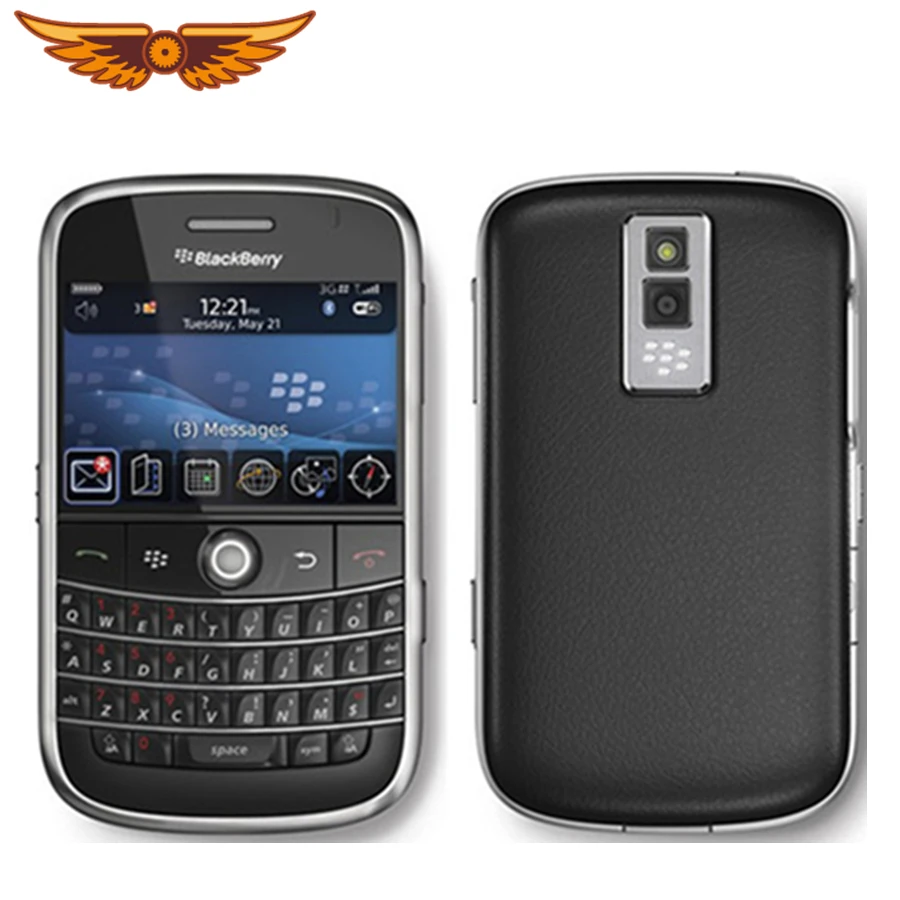 9000 Оригинальный разблокирована Blackberry Bold gps Wi Fi 3g 1350 мАч Восстановленное сотовый