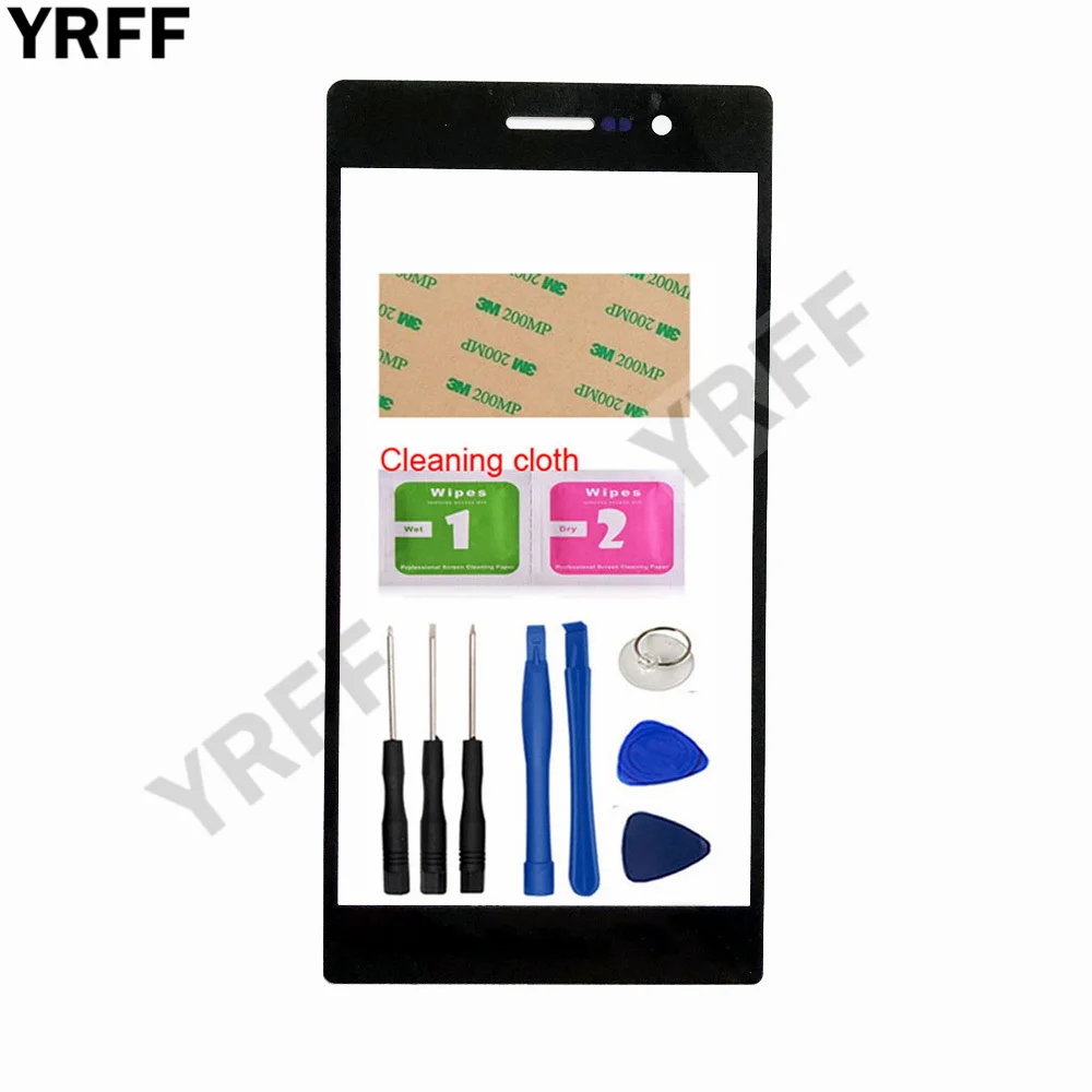 YRFF 5 0 ''мобильный сенсорный экран внешнее стекло для HuaWei Ascend P7 запасная