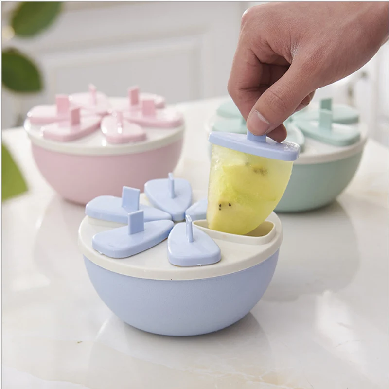 

NHM 1 pcs creative kitchen household plastic DIY ice cream mould ice cube