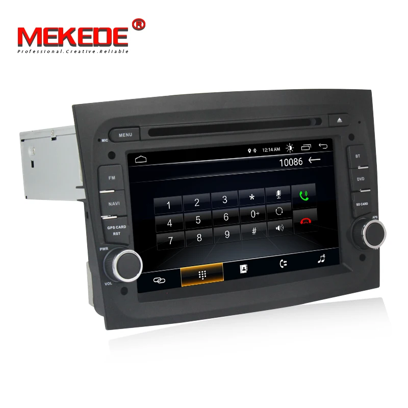 MEKEDE HD 2din Android 8 1 Автомобильный DVD радио плеер Мультимедиа Для Fait Doblo 2015 2016 с BT Wifi GPS