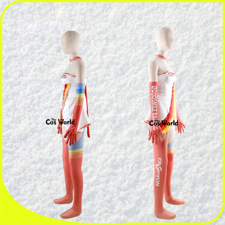 2016 Вокалоид Хацунэ Мику гоночный костюм комбинезоны топ туба тройник платье