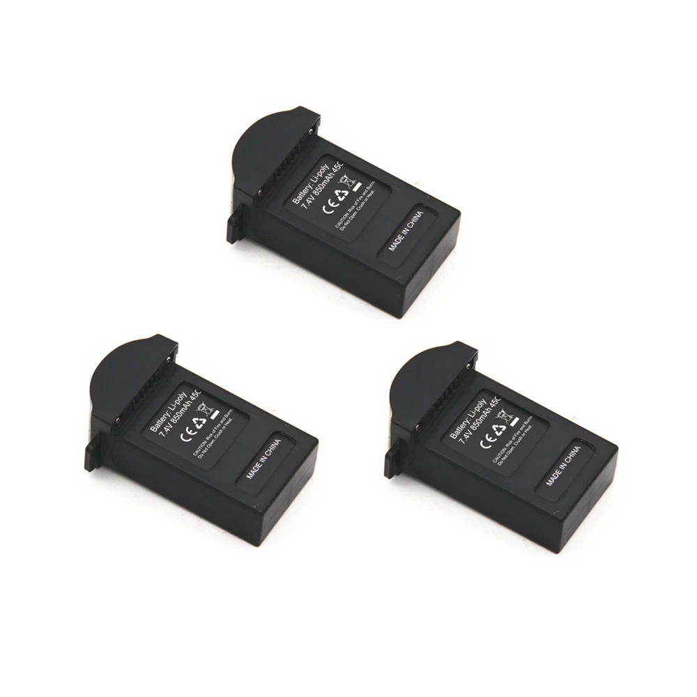 MJX B3 MINI 7,4 V 850 Mah 45C батарея для MJX Bugs 3 MINI EX2mini RC вертолет MJX B3MINI Запчасти для радиоуправляемого вертолета батарея - Цвет: 3PCS