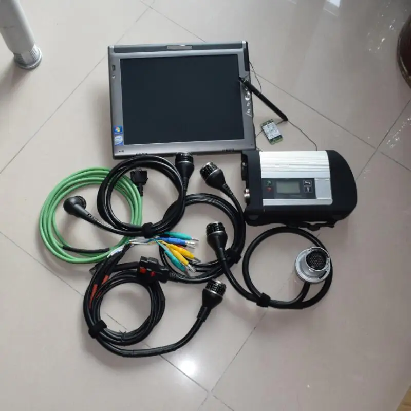 

New Arrival MB Star C4 with Laptop LE1700 (4G) Diagnostic PC Tablet with sd c4 ssd software 2019.03 installed well ready to work