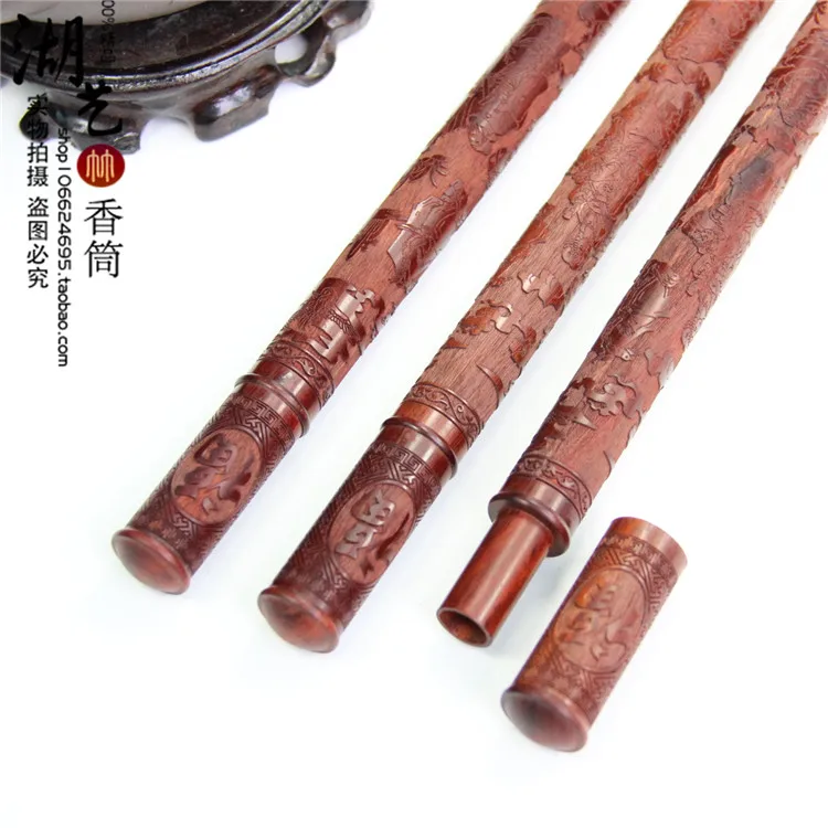 Розовое дерево анаглиф Восемь Бессмертных длинные joss палочки цилиндрические