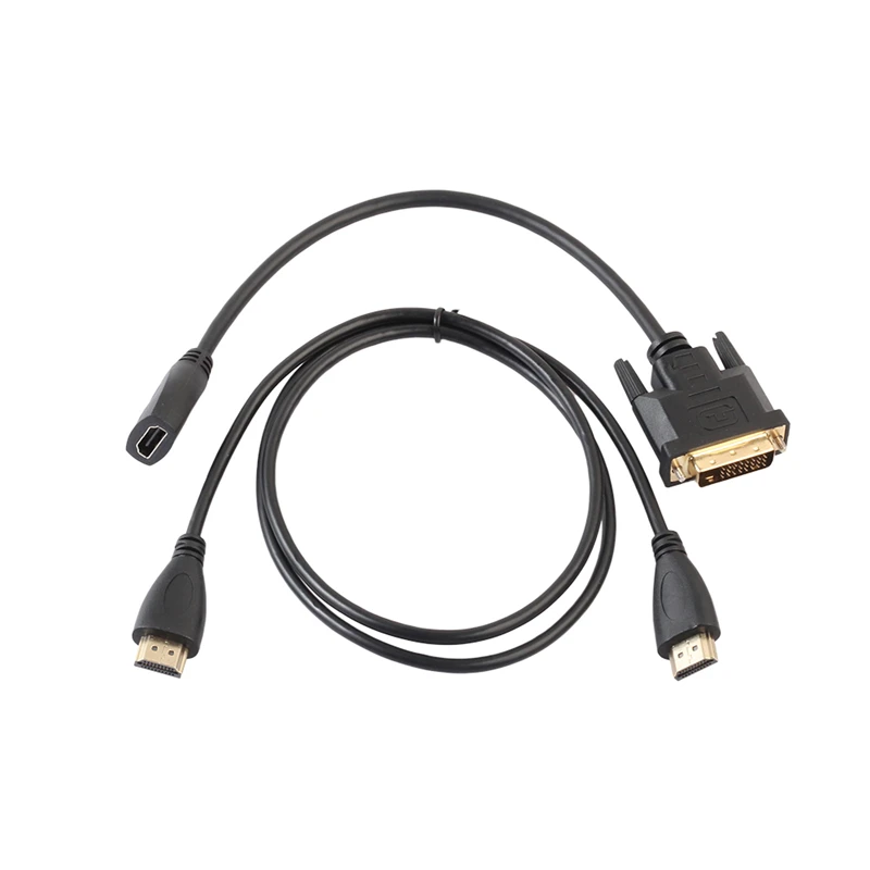 0 5 м/1 м/2 м/3 м/5 м HDMI к DVI24 + 1 кабель Поддержка 3D 1080P адаптер набор для HD ТВ компьютера|