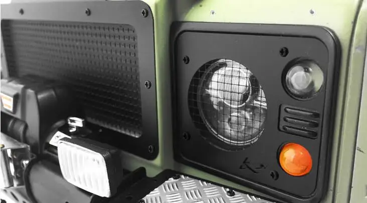 Металлический передний абажур светодиодная крышка решетка для RCW4D G2 land rover Defender