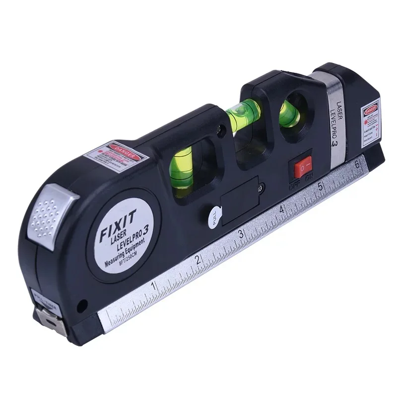 

Laser Level Measure Line Tape Horizon Vertical Measure Standard & Metric Rulers Multipurpose Measure Instrument Level Laser