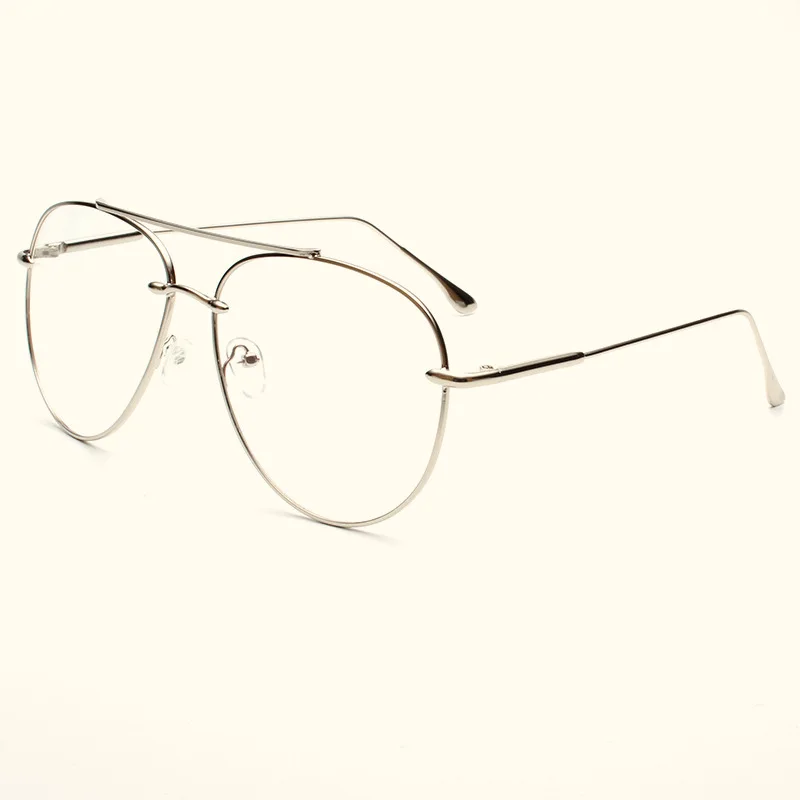 

Оправа для очков-авиаторов Мужская/Женская, с прозрачными линзами