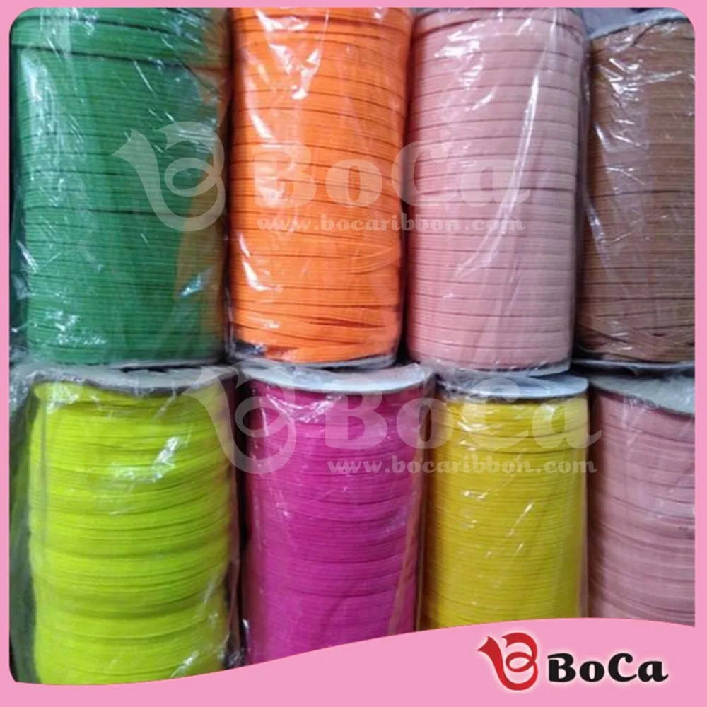 Бесплатная доставка 140 ярдов/цвет 6 мм тонкие эластичные повязки на голову