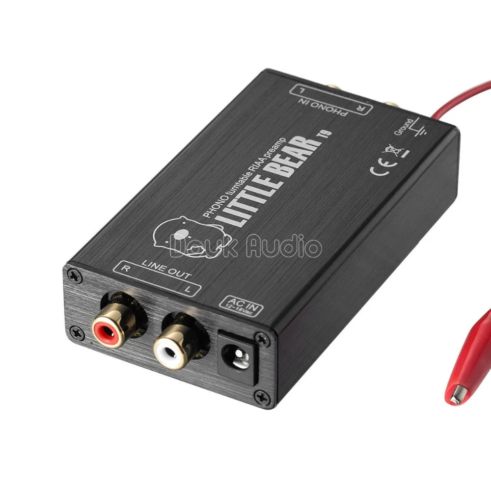 Douk audio Little Bear T9 мини Phono усилитель предварительный мм поворотный RIAA аудио hi fi