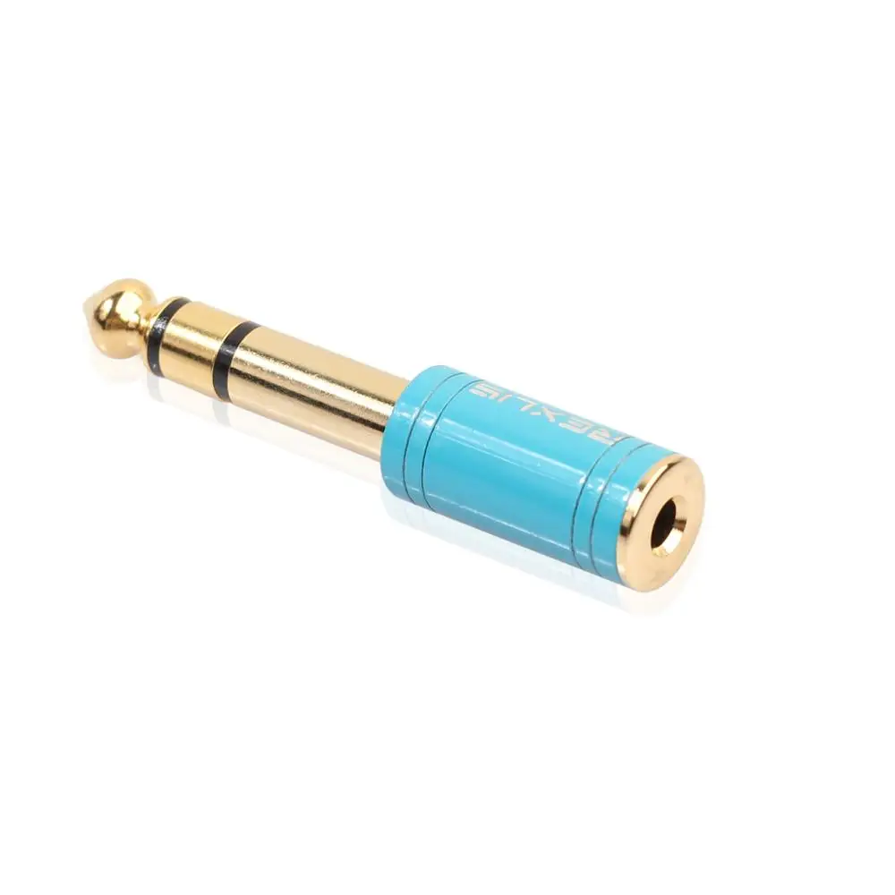 REXLIS 6 35 мм 1/4 &quotМужской до 3 5 1/8&quot Женский аудио адаптер Jack стерео конвертер для