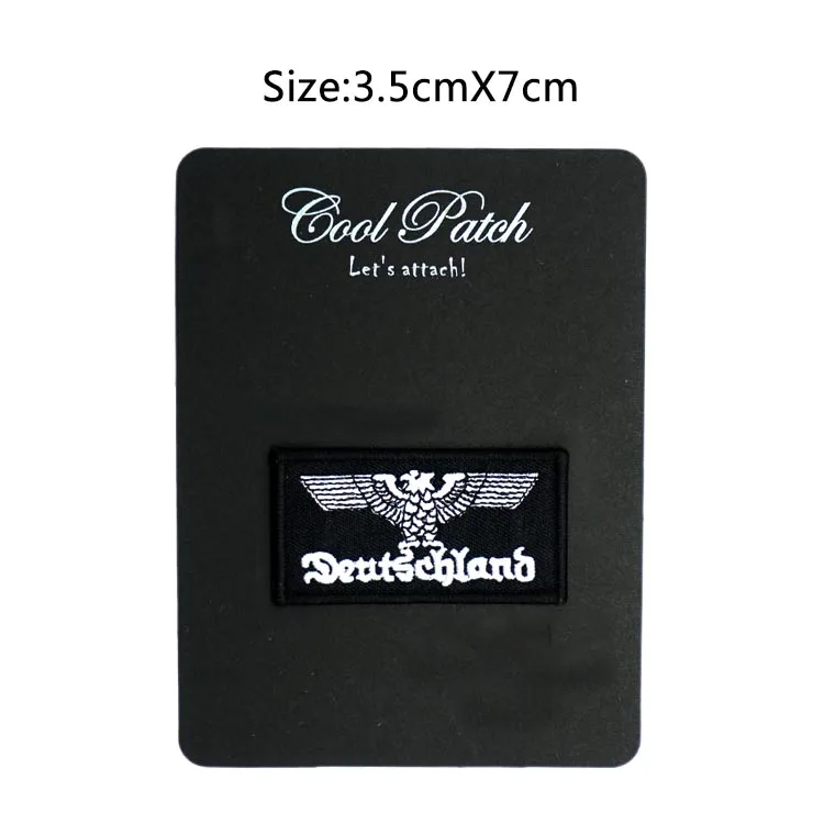 Deutschland Орел с герба Германии в стиле милитари приклеивающиеся утюгом нашивки MC