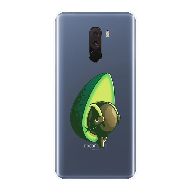 Задняя крышка для Pocophone F1 Xiaomi Redmi Note 6 Pro 5A Prime 5 4 4X Avocado Мягкий силиконовый чехол