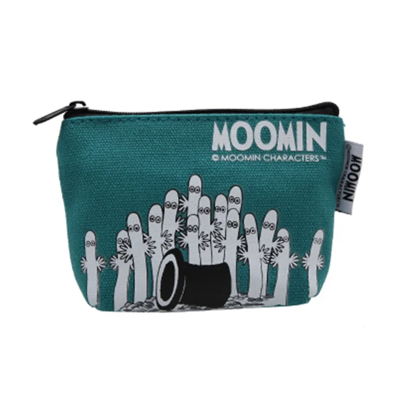 Moomin, сумка для хранения монет, ПП, хлопок, органайзер для багажа, дорожная сумка, органайзер для кабеля, сумка, USB флеш-накопители, чехол для цифрового хранения