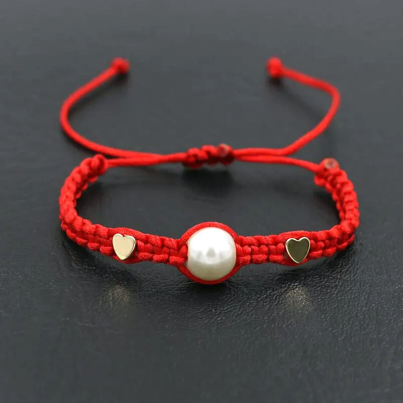 Минимализм Медь Двойное Сердце Звезда Корона красная веревочная нить строки