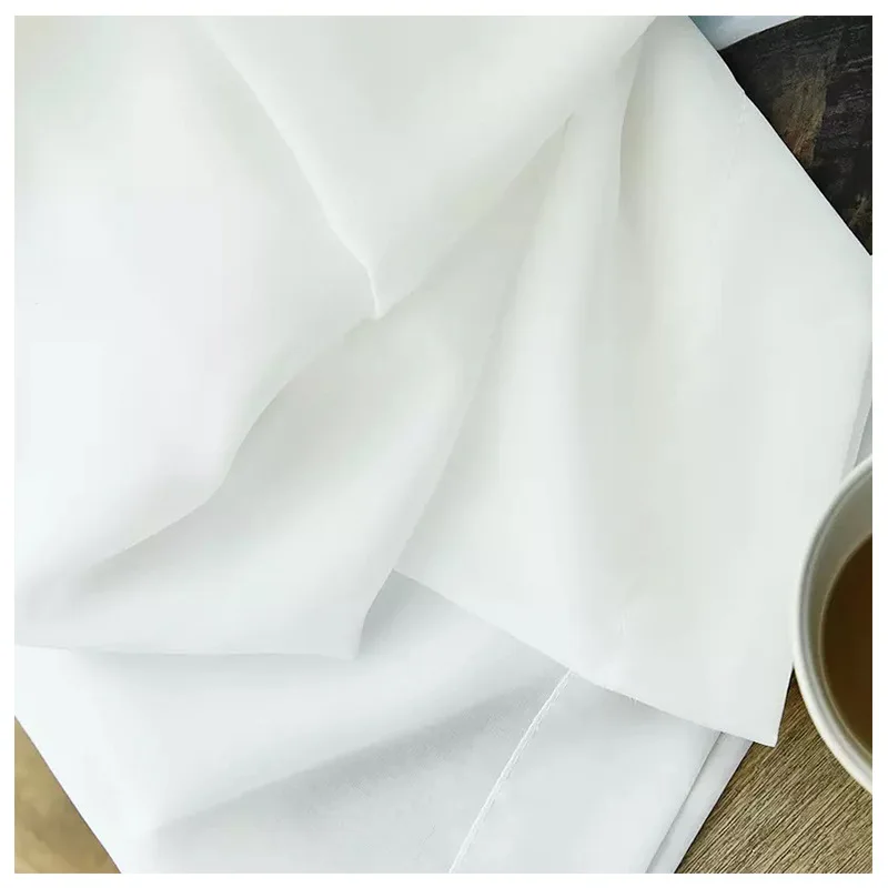 

White Tulle Curtains for Living Room Bedroom Decoration Modern Chiffon Solid Sheer Voile Kitchen Window Screens Curtain Yarn