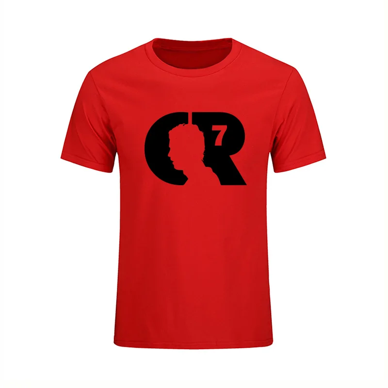 2019 Summer Cristiano Ronaldo Men's T-Shirt CR7 Custom T Shirts Design Barcelona Cotton Tops Camiseta Masculina | Мужская одежда