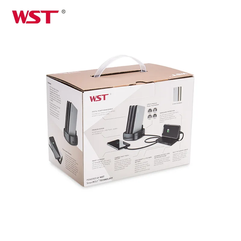 Портативная зарядная станция 3 в 1 WST WP931B3 USB 8000мАч x 3|Внешние аккумуляторы| |