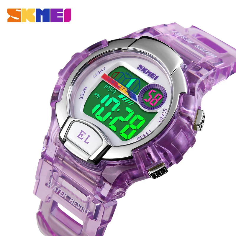 Детские часы SKMEI роскошные брендовые наручные секундомер спортивный браслет для