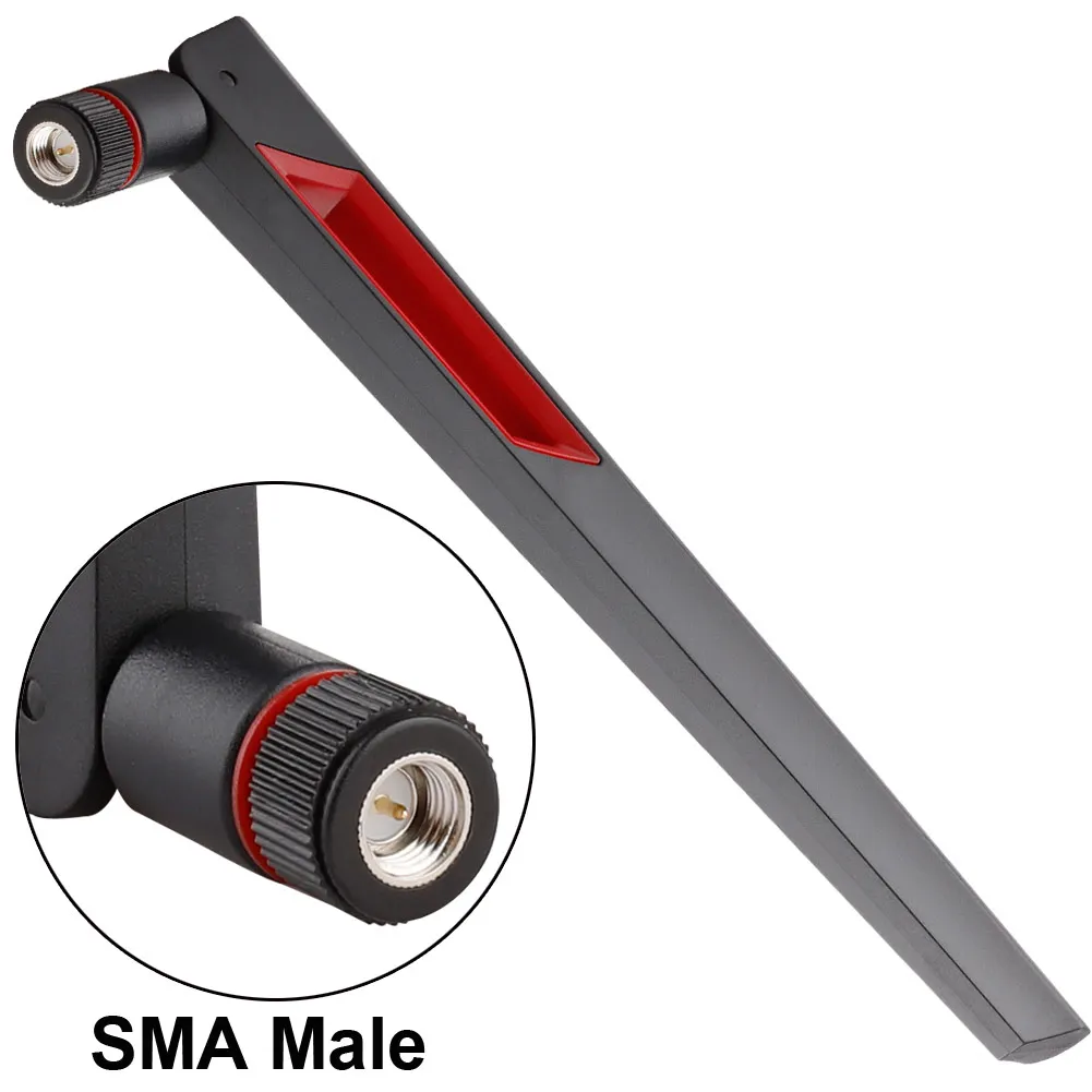 1 шт. двухдиапазонная антенна Wi Fi 2 4 ГГц 5 8 12 дБи роутер SMA Male (pin)/штырьковый разъем