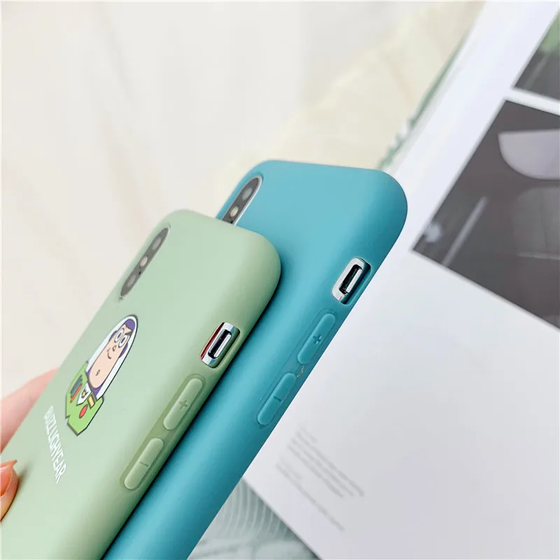 For iPhone 11 11pro 6 7 8 plus Phone Cover TPU phone case Toy Story Woody Buzz Lightyear Pattern iphone X XR XS Max |