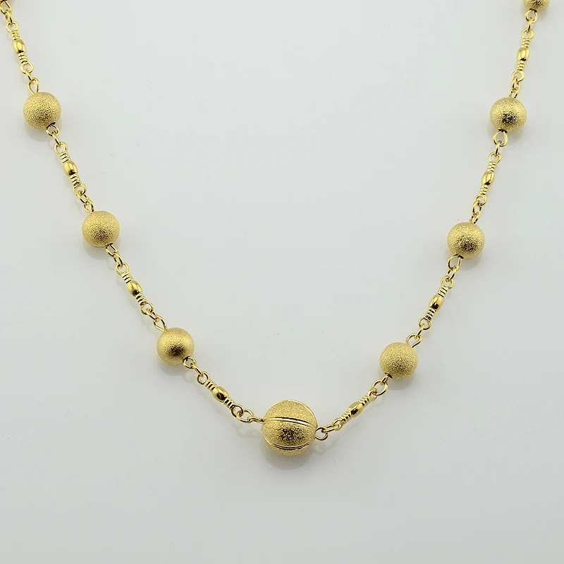 Модное женское ожерелье Модные мужские ювелирные изделия золотого цвета резной