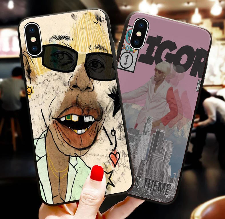 Tyler, The Creator- IGOR Colored soft silicone phone case for iphone 6 6s 6plus 7 7plus 8 8plus XR XS XSMAX 11 pro