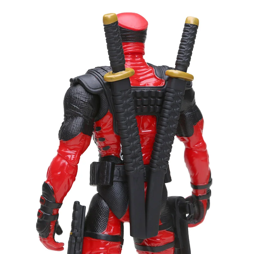 Новые 33 см игрушки Marvel Дэдпул фигурка качающаяся голова 1/10 Масштаб Окрашенные Уэйд Уинстон Вилсон супергерой Коллекционная модель куклы игрушки