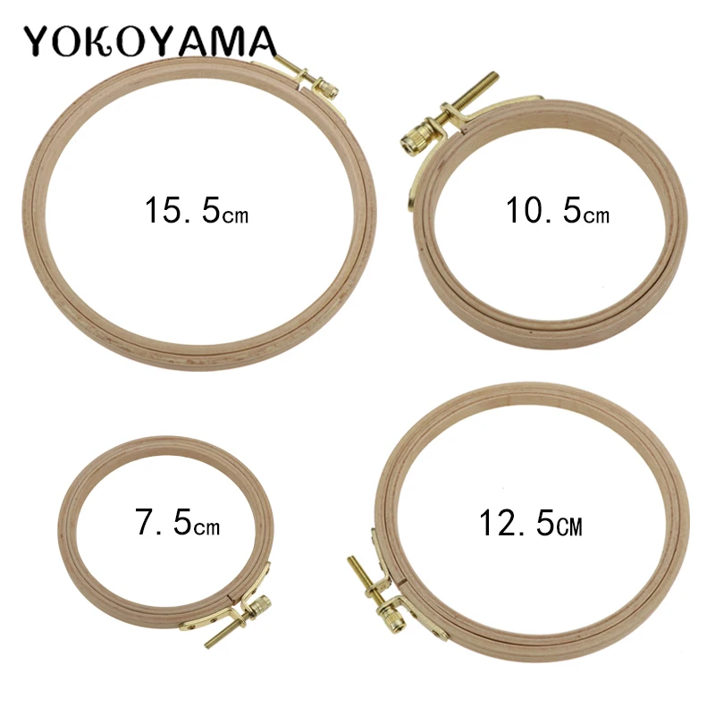 YOKOYAMA 7 5 15 см деревянное устройство для вышивки крестом кольца круглые